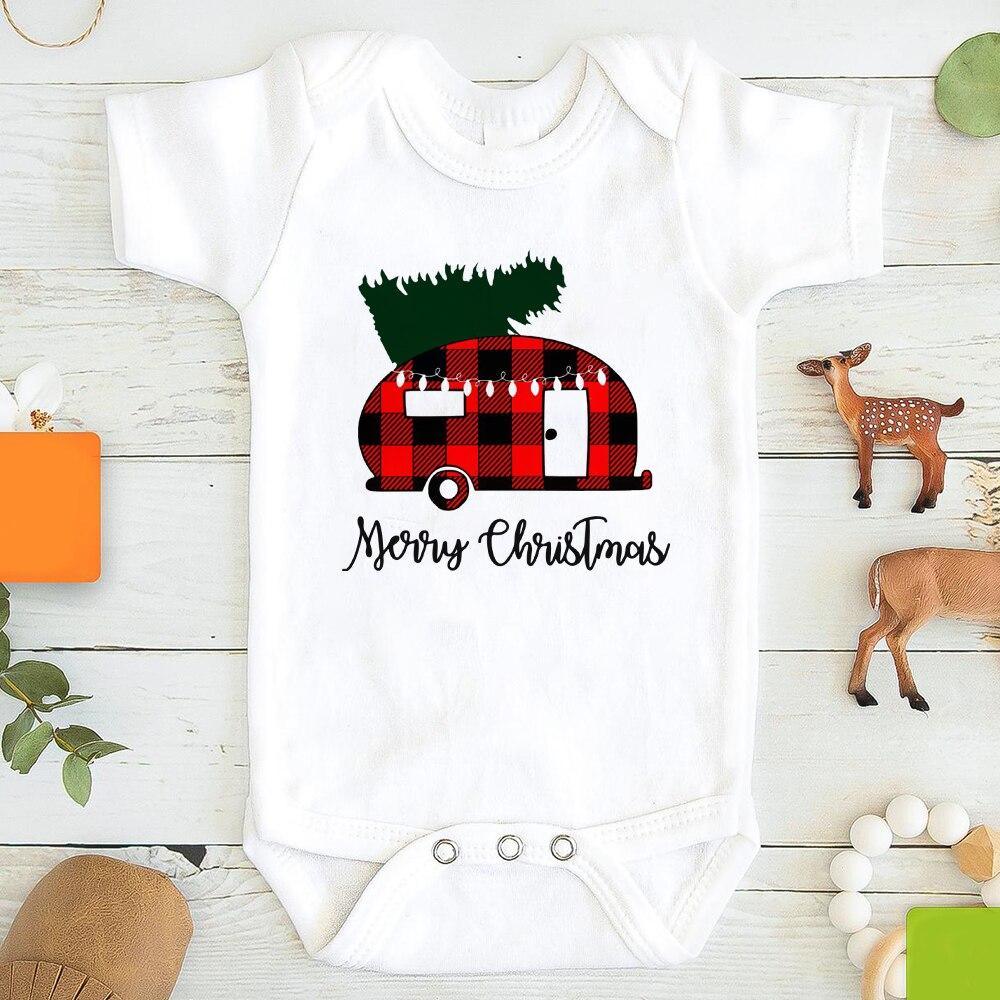 Baby Girl / boy Clothes Cute Dog Christmas Print One-Pieces Bodysuit for Newborns Design