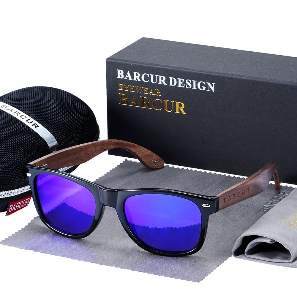Wood Elegant Modern Classic Universal Men and Woman Sunglasses With Polarized Glasses and UV400 Protection