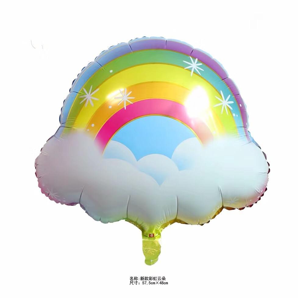 Big Heart Luxury Decorations Ballons and Donuts Lip Stick Ice Cream and Rainbow Style Balloons For Kids Baby and Birthday Decorations Inflatable Helium