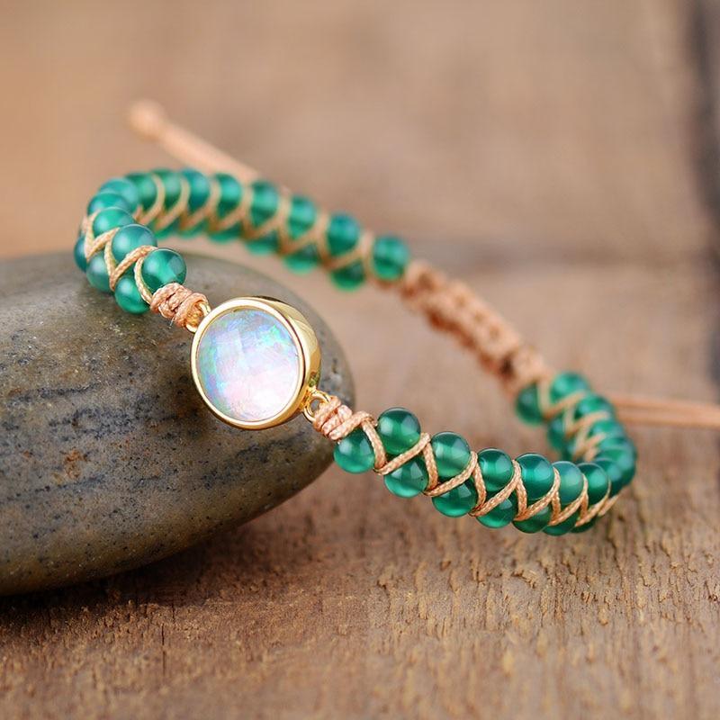 Handmade Luxury Wax Elegant Bracelet With Stone In Modern Colorful Design For Woman and Ladies