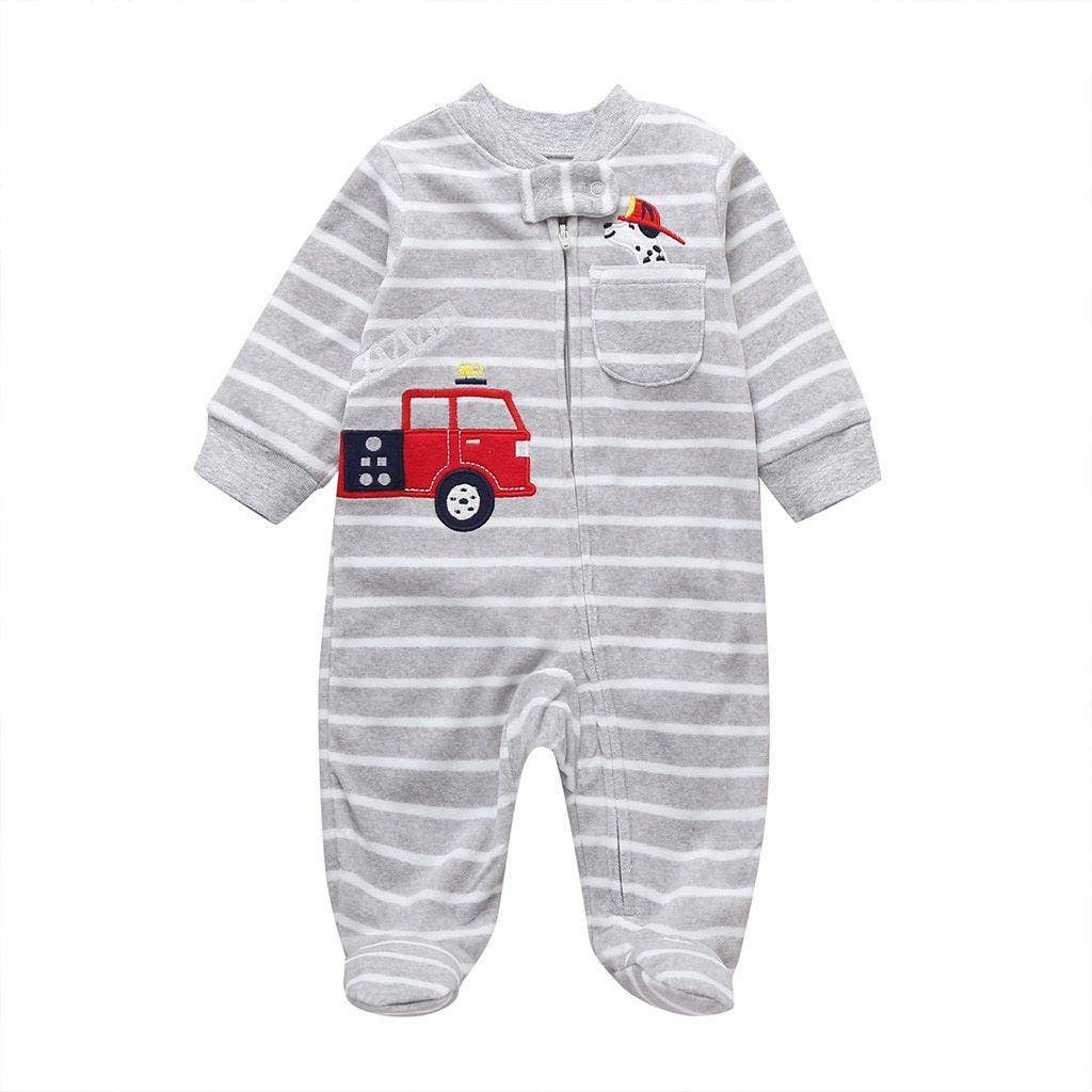 Modern Cartoon Unicorn Baby Girl Jumpsuit Footies Romper For Newborn Boy and Girls In Trend Design