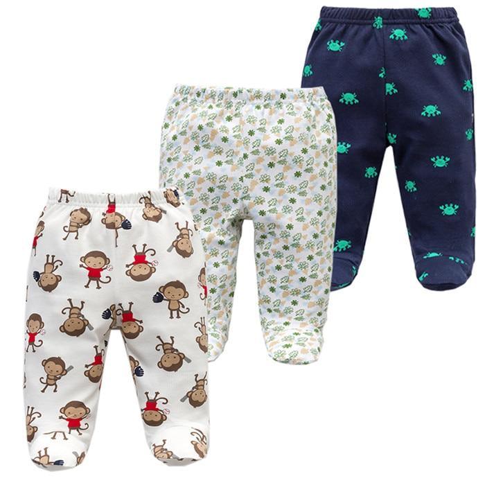 3PCS Baby Pants 100% Cotton Baby Girls and Boys Clothes Unisex Casual Bottom PP Pants Newborn Baby Clothing For Children