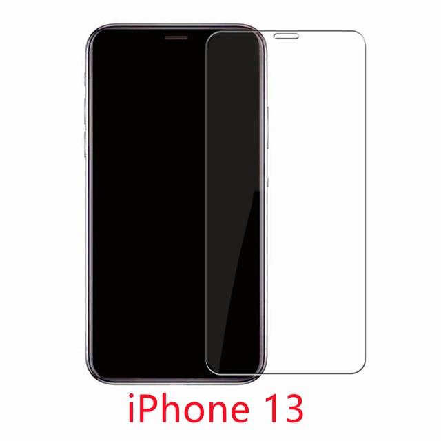 3PCS Transparent Protective Glass For iPhone 13 12 11 X XS Max Mini XR Tempered Glass For iPhone 7 8 6 Plus SE Screen Protector Scratch Resistant Screen Guard 9H Hardness Screen Protector