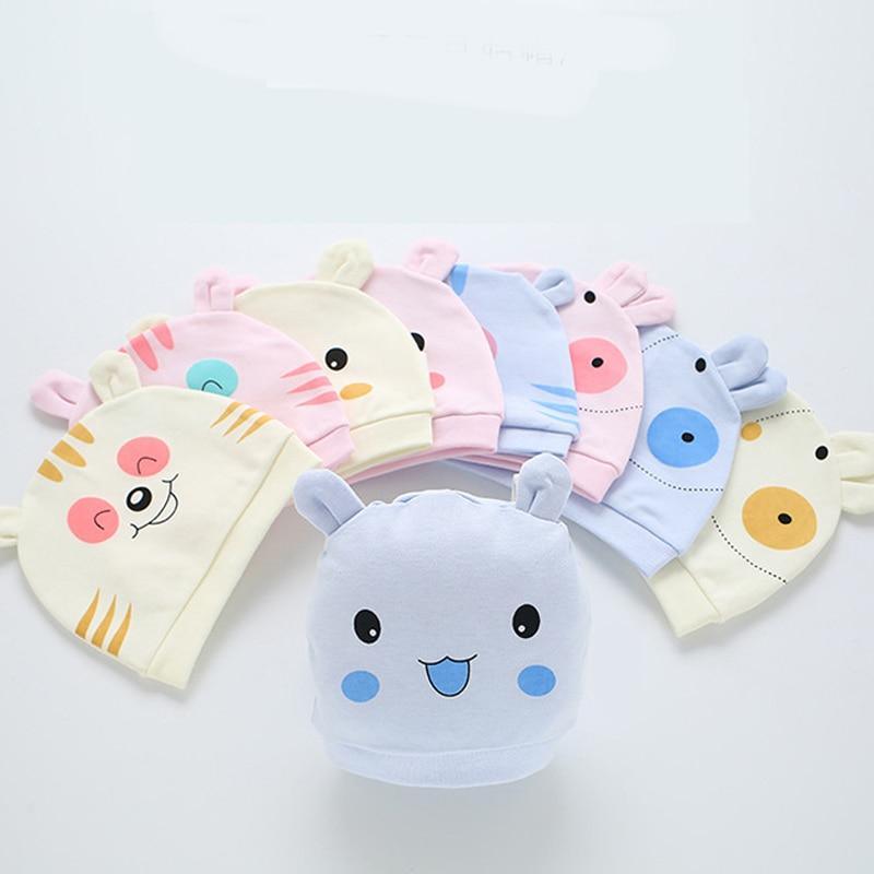 New Baby Sleeping Hat Unisex Modern Patterns Soft Cute Baby Cap Toddler Infant Cap For Baby Boys and Kids