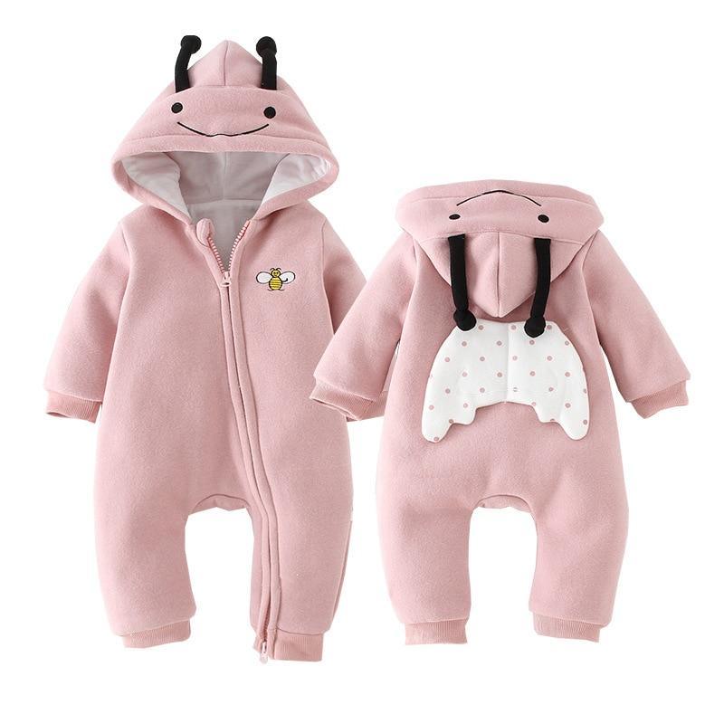 Baby Dinosaur and Rabit Jumpsuit With Zipper Newborn Baby Clothes Crawling Clothes Baby Girls and Boys Kids Costume Jumpsuit