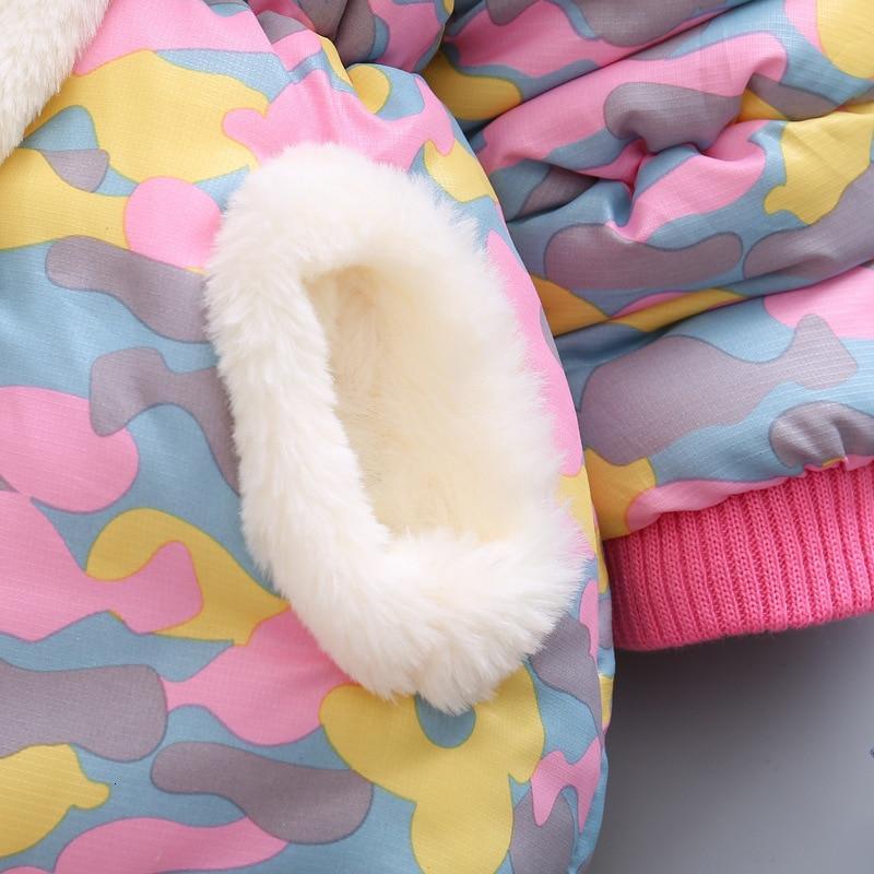 Luxury Newborn Children Plus Cute Hooded Cotton Jacket Infant Clothing for Baby Girls In Elegant Colorful Design For Winter