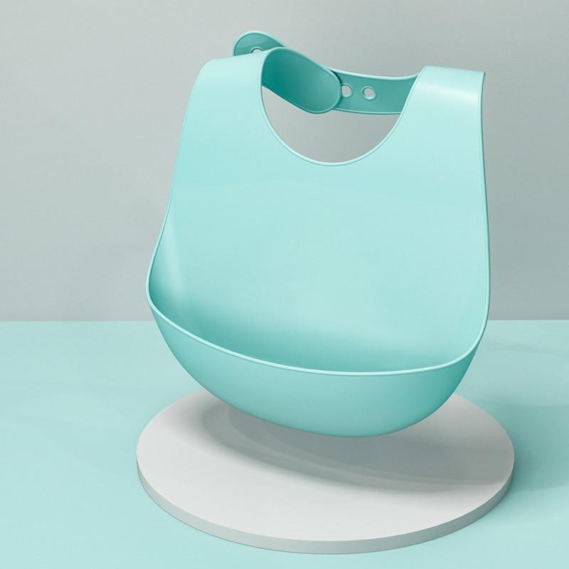 Adjustable Oil-proof Food Grade Silicone Drool bib Soft And Comfortable Saliva Towel Lunch Baby Bib For Babies and Kids