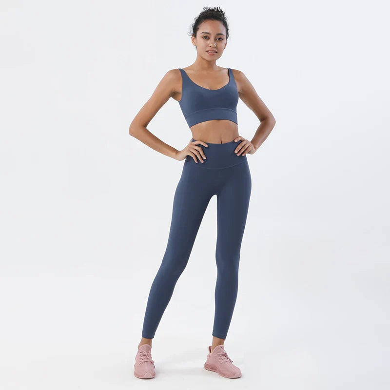 Sportswear Yoga Sets Leggings, & Crop Tops