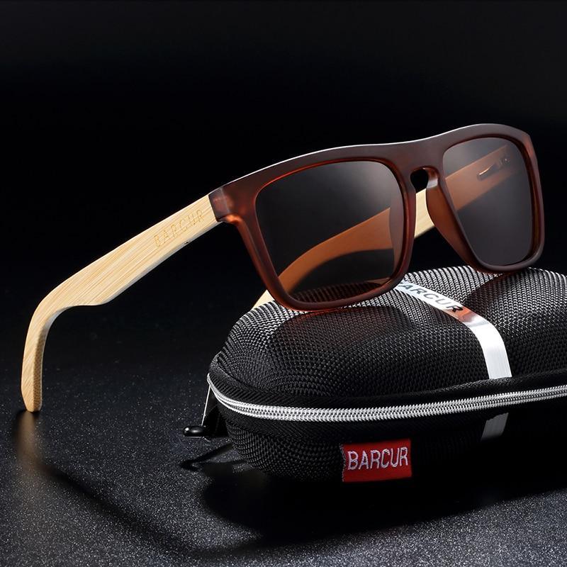 Polarized Bamboo Elegant Wood Sunglasses for Men and Women in Famous Retro Classic Style Design With UV400 Protection