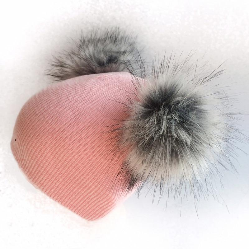 Fashion Newborn Baby Children Hat Cap Pompom Infant Toddler Comfortable Hats Beanies For Kids Boys And Girls