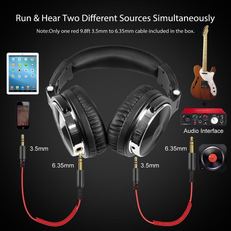Proffesional Studio Luxury STEVVEX Headphones Hifi Studio DJ Headphone Wired Monitor Music Gaming Headset Earphone For Phone Computer PC With Mic