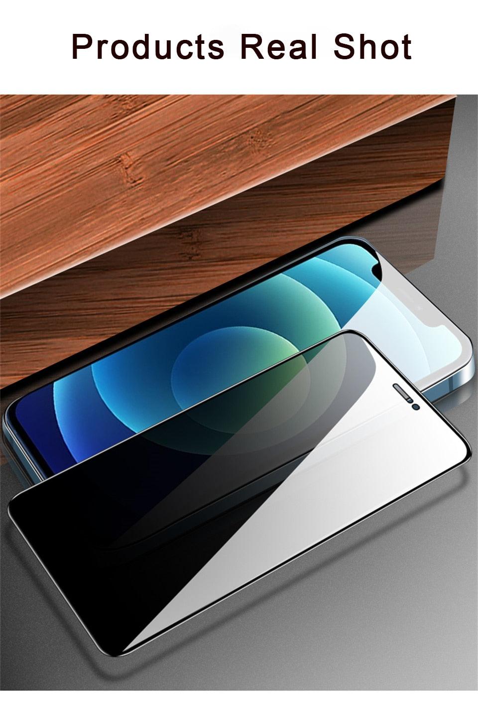 Anti Spy Ceramic Film For Iphone 13 12 11 Pro Max Mini Xr Xs Max Se 2020 8 6s 7 6 Plus Se3 Mobile Phone Screen Protector Anti-scratch, Ultra-clear Screen Protector Film For Iphone