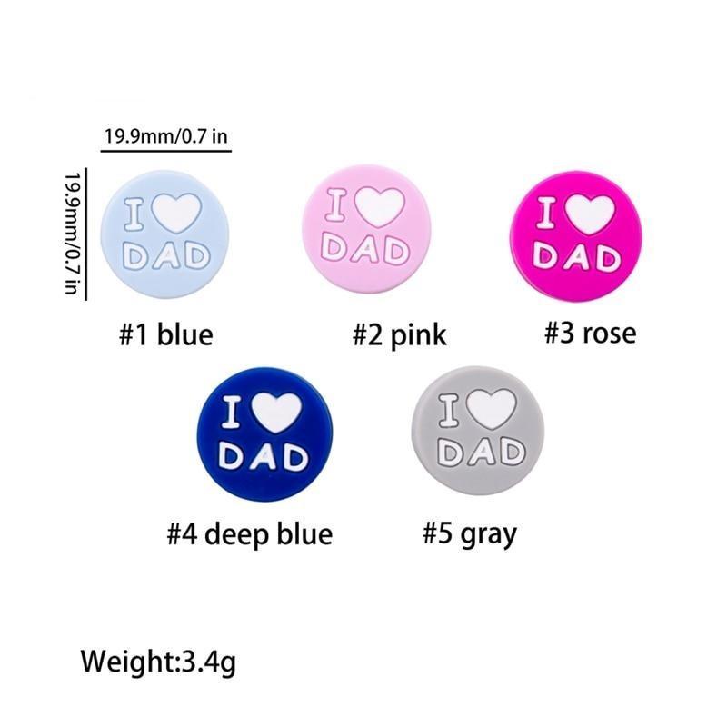 5PCS/SET Silicone Animal Beads BPA Free Baby Teething Beads Toy For Pacifier Clips New Born Silicone Rodent Tiny Rod Baby Teether For Baby Kids