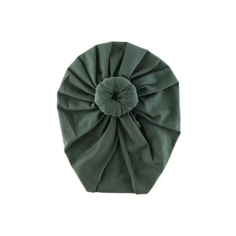 Infant Baby Headbands Solid Cotton Knot Turban Headband For Girls Beanie Hat Headwear For Girls
