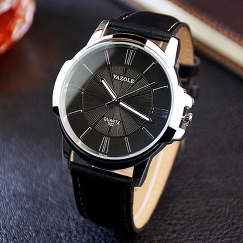 New Classic Men Watch Waterproof Leather Belt Luxury Business Style Excellent Design Perfect Gift