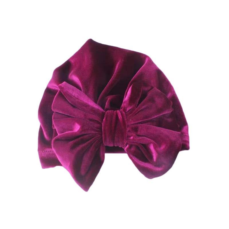 Infant Baby Headbands Solid Cotton Knot Turban Headband For Girls Beanie Hat Headwear For Girls