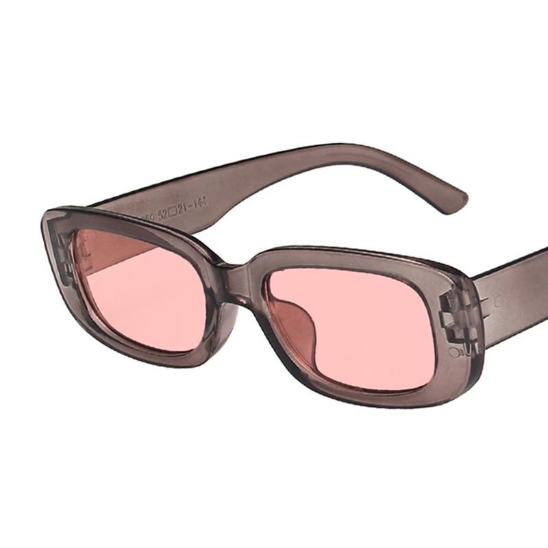 Vintage Retro Small Rectangle Sunglasses Women Brand Designer Square Sunglasses Shades Female UV400