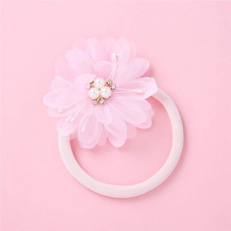 ILuxury Handmade Infant Child Hair Band Three-dimensional Alloy Rhinestone Crown Headdress Elastic Headband Turban For Baby Girls