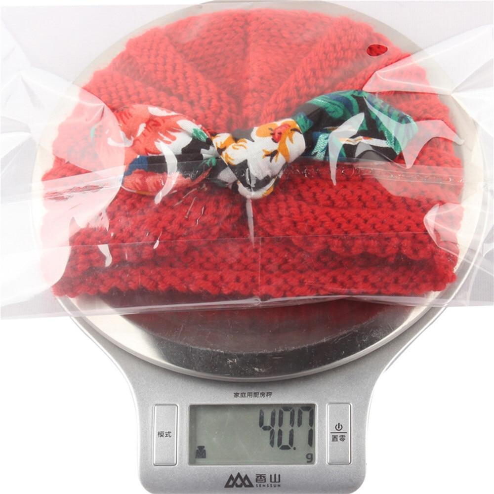 New Handmade Cotton Girl Hat Autumn Winter Baby Boy Girl Hat Colorful Bow Elastic Cute Baby Turban In Elegant Design