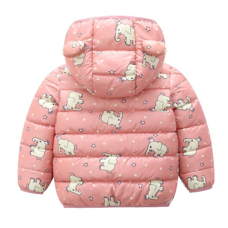 Baby Girls Winter Jackets For Children Spring Autumn Outerwear Hooded Infant Coats In Modern Design For Girls and Boys