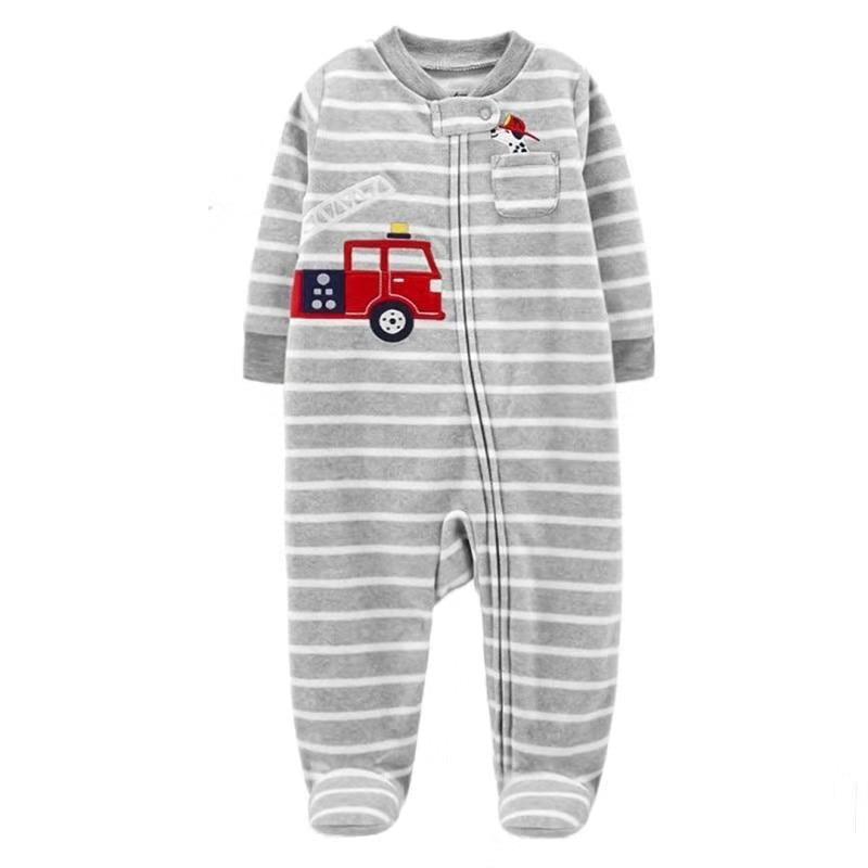 Home Love Romper Fleece Jumpsuit For Newborn Baby Boys And Baby Girl New Born Baby Clothes