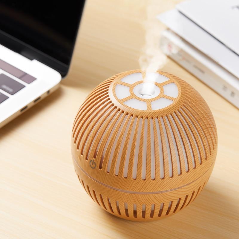 Mini USB Aroma Essential Oil Diffuser Ultrasonic Air Humidifier Mist Maker Aroma 7 Color LED Light Home Office