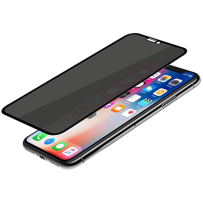 3Pcs Full Cover Black Edge Anti-spy Tempered Glass Private Screen Protector For iPhone 14 13 12 11 Pro MAX X XS Max XR 7 8 Plus Tempered Glass Full Glue Edge to Edge scratchproof Guard Screen Guard for iPhone