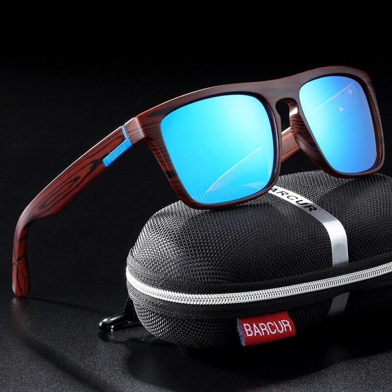 Luxury Polarized Imitation Wood Sunglasses for Men and Women Retro Sunglasses Fashion Retro Style Oculos de sol