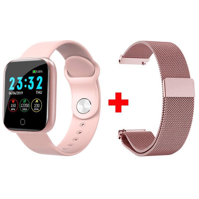 STEVVEX LATEST Smart Watch Women Men Smartwatch For Android IOS Electronics Smart Clock Fitness Tracker Silicone Strap Smart-watch Hours