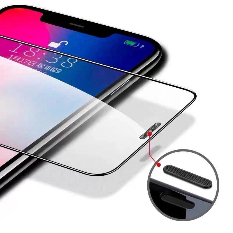 3Pcs Dust Net Protective Glass For iPhone 13 12 11 Pro XS Max XR 12 Mini Full Cover Protector Tempered Glass on iphone 13 14 Pro Soft Flexible Ceramic Film Screen Protector Compatible with iPhone