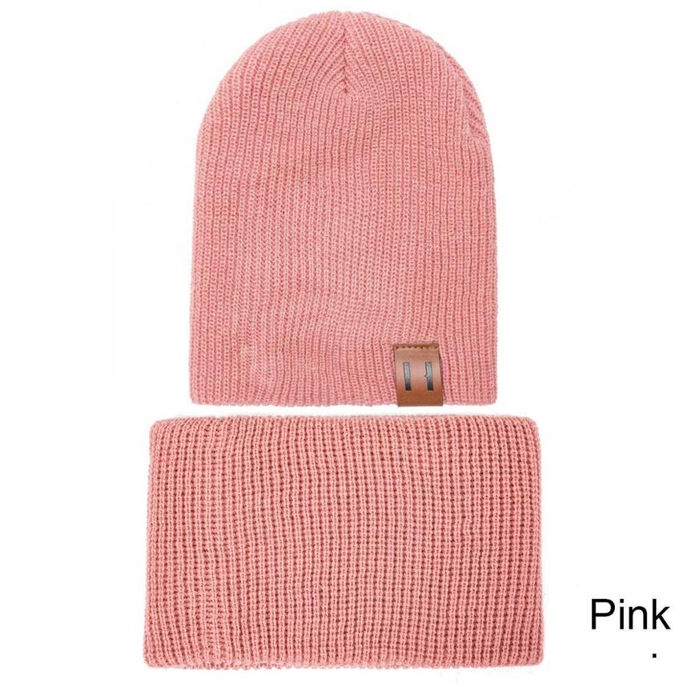 Modern Baby Set Hat Cap and Scrif And Snood Warm Hat Scarf Caps Scarves Knit Hats For Kids