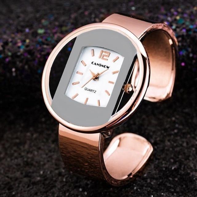 Women Watches New Luxury Brand Bracelet Watch Gold Silver Dial Lady Dress Quartz Clock Hot For Women and Girls