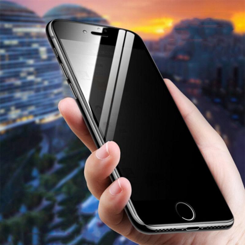 3Pcs Full Cover Black Edge Anti-spy Tempered Glass Private Screen Protector For iPhone 14 13 12 11 Pro MAX X XS Max XR 7 8 Plus Tempered Glass Full Glue Edge to Edge scratchproof Guard Screen Guard for iPhone