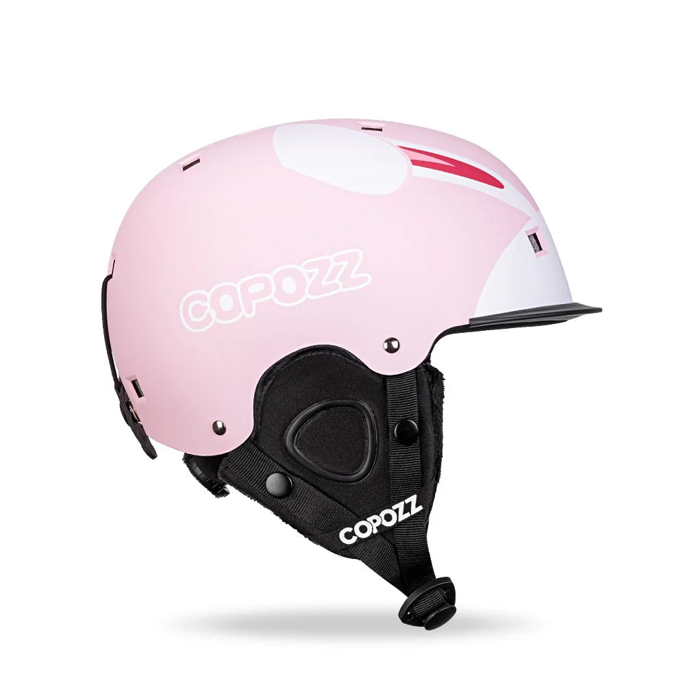 Kids Ski Helmet Cartoons Integrally Molded Safety