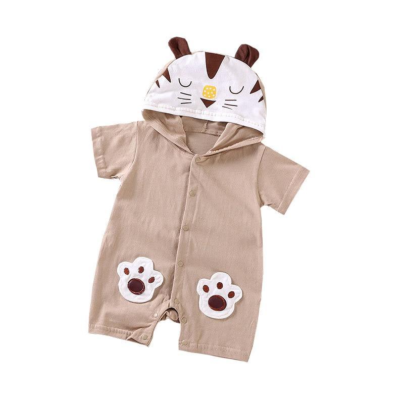 Infant Jumpsuit Summer Romper Cartoon Animal Print Girl and Boy Cotton Suit Newborn Romper Design