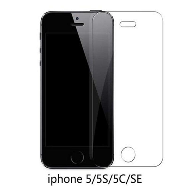 3PCS Transparent Protective Glass For iPhone 13 12 11 X XS Max Mini XR Tempered Glass For iPhone 7 8 6 Plus SE Screen Protector Scratch Resistant Screen Guard 9H Hardness Screen Protector