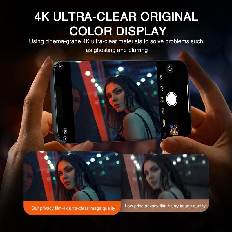 Full Cover Anti-Spy Screen Protector For iPhone 11 12 13 PRO MAX Privacy Glass For iPhone 14 Pro 8 Plus XS Max XR Tempered Glass Anti-Spy Privacy Screen Protector for iPhone