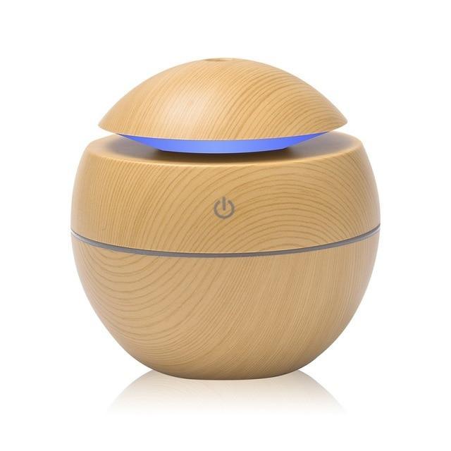 Mini USB Aroma Essential Oil Diffuser Ultrasonic Air Humidifier Mist Maker Aroma 7 Color LED Light Home Office