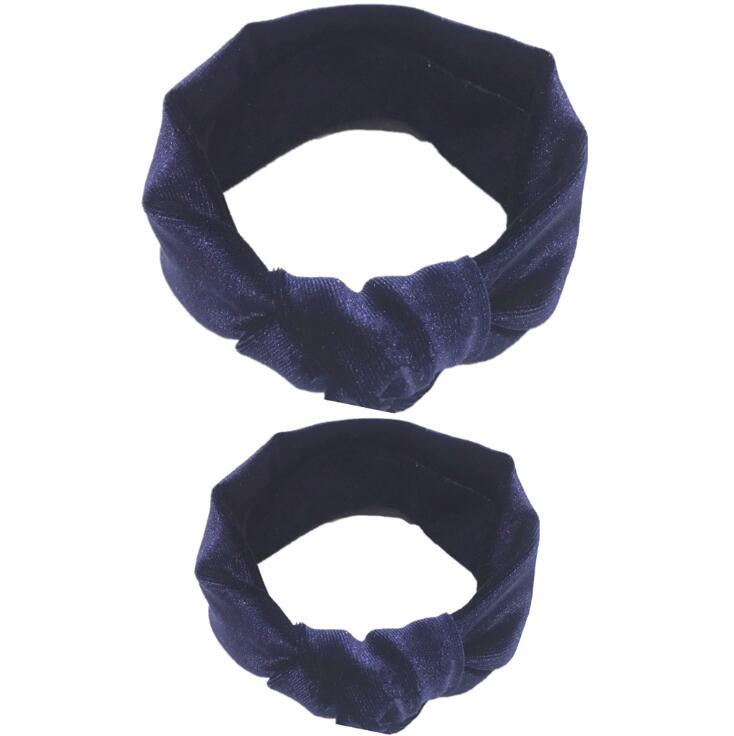 Modern Mother & Baby Headbands Kids Girl Bow With Rabbit ear Print Floral Hair Bands Parent-Child Hair Accessories