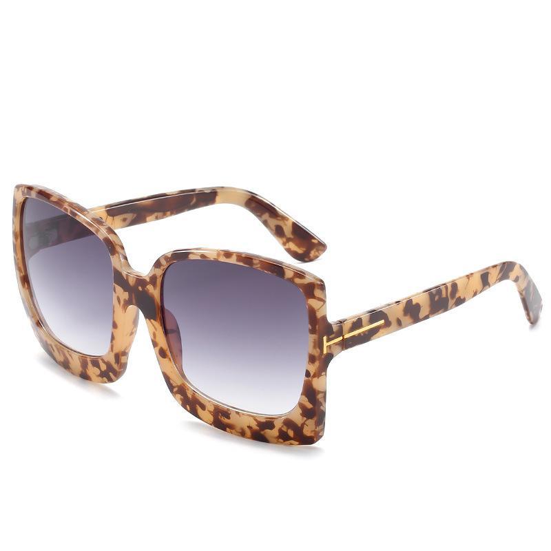 Fashion Oversized Women Square Big Frame Graduent Woman and Lady Sunglasses Brand Designer with UV400 Protection gafas de sol mujer