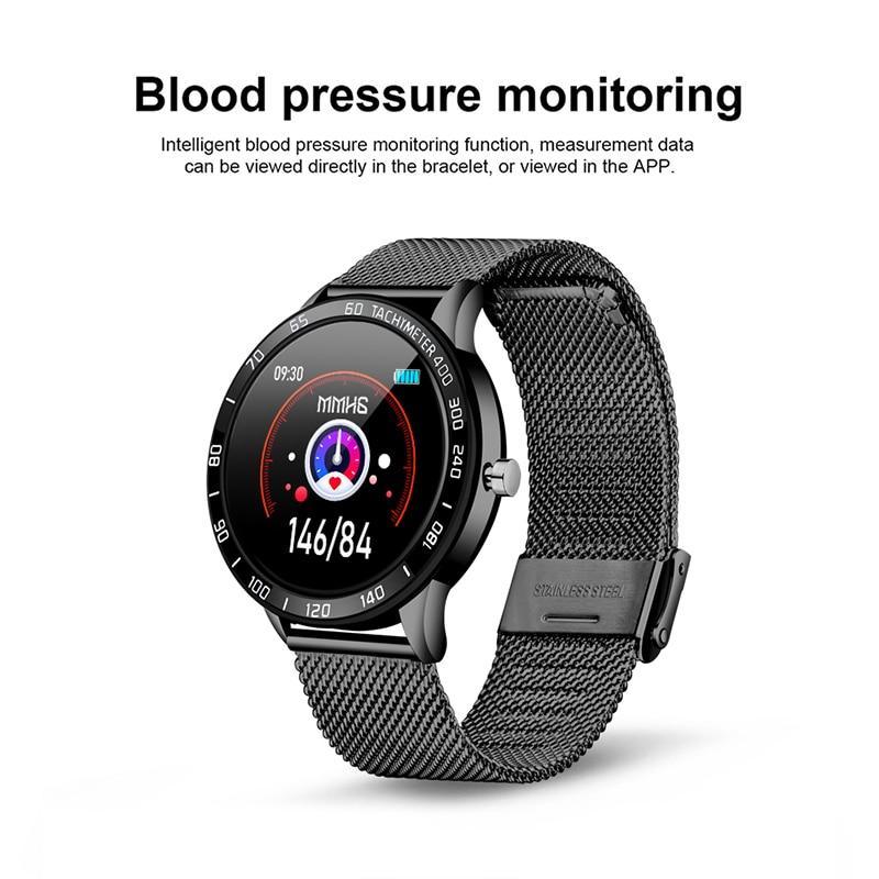 Modern Luxury New Smart Watch For Men and Women LED Color Screen And With Heart Rate Blood Pressure Tracker With Multi-Function Mode Sport Smartwatch fitness Tracker