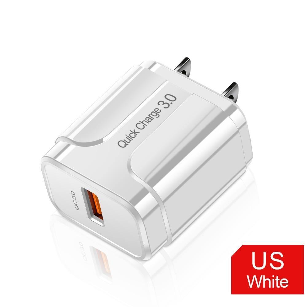 Portable 5V 3A Universal Charger USB Phone Chargers Quick Charge 3.0 Fast Charging