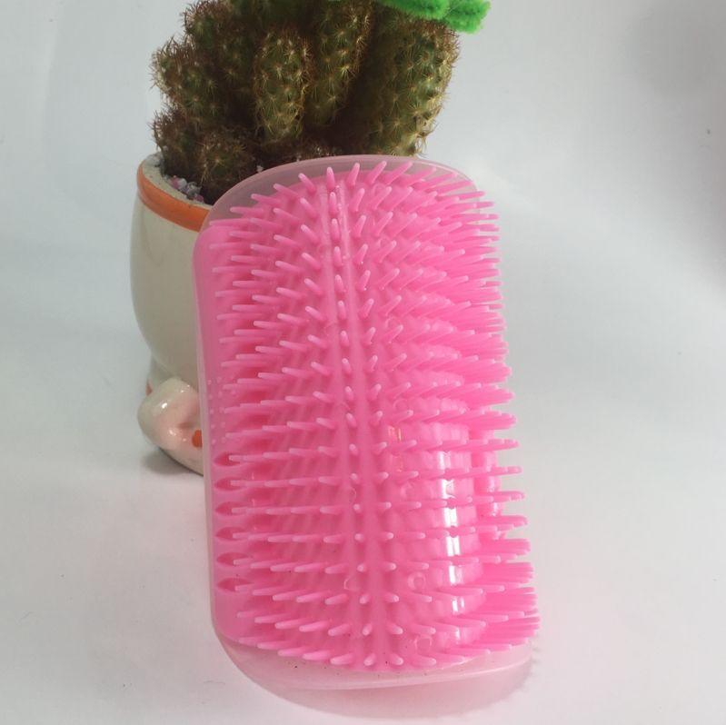 Massager for Cats Pet Products Pets Goods Brush Remove Hair Comb Grooming Table Dogs Care Accessories Things Strip Soft Cat Massage Brushes Wall Mounted Scraper for Kitten