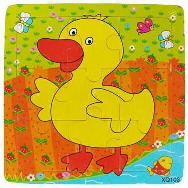 1 Pcs Animal Wooden Puzzles For Children In Wooden 3D Mosaic Puzzles Kids Educational Toys Design For Baby Birthday Gifts