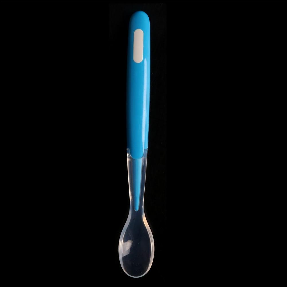 Baby Silicone Spoon Newborn Water Feeding Training Spoon Baby Feeding Soft Soup Feeding Dishes Tableware Perfect For Childs