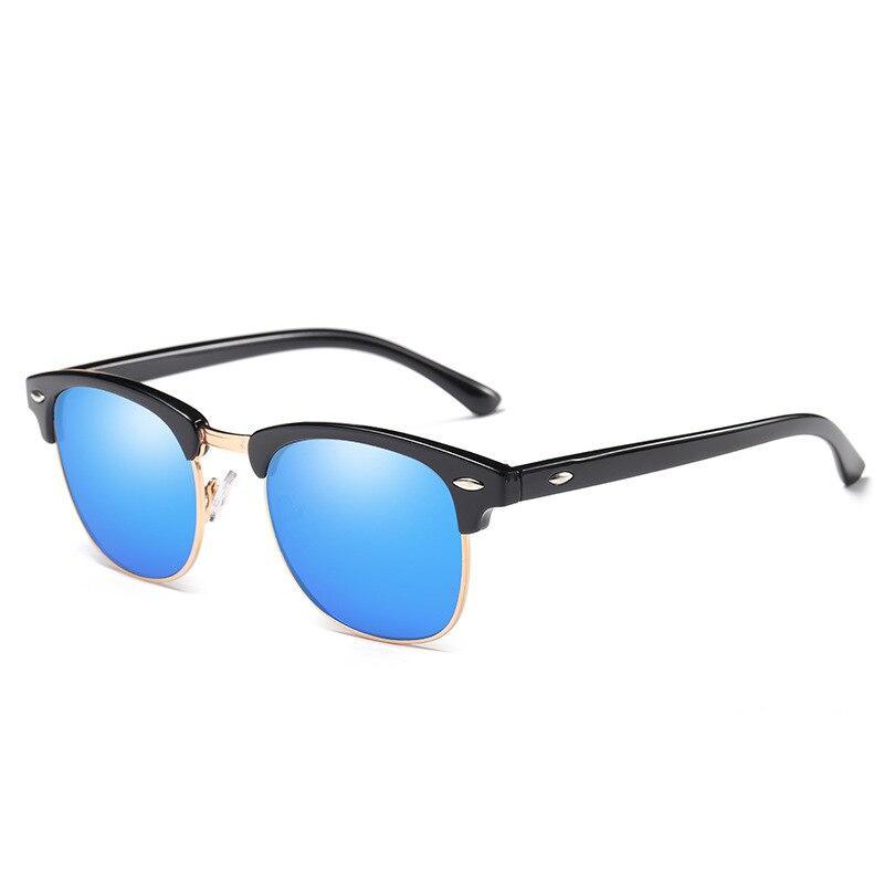 Luxury Popular Famous Retro Semi-Rimless Brand Designer Sunglasses For Women and Men Polarized Classic Oculos De Sol Gafas Retro EyeglassesWith UV400 Sunglasses