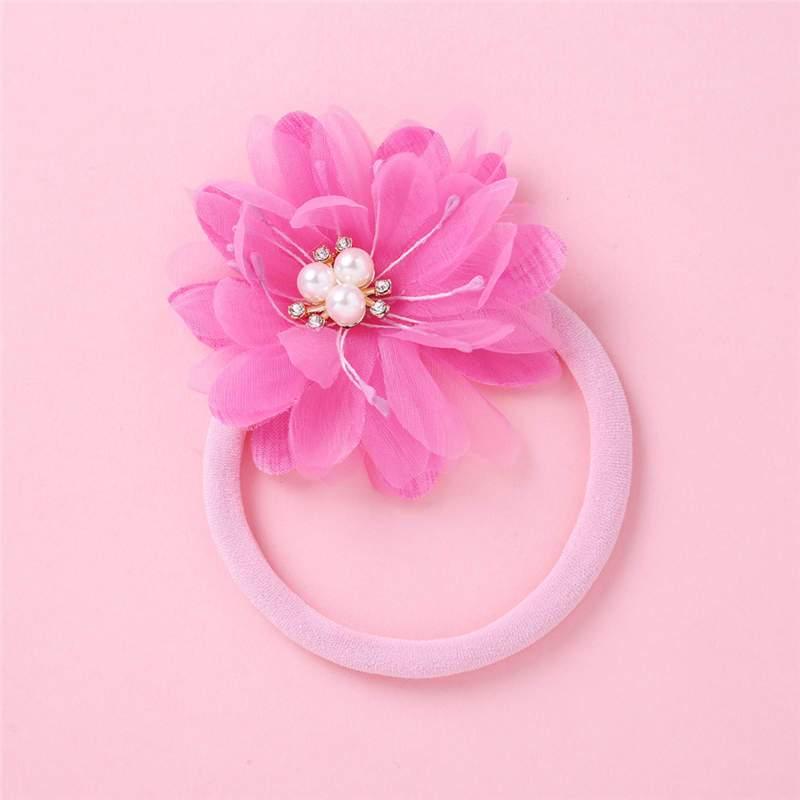 ILuxury Handmade Infant Child Hair Band Three-dimensional Alloy Rhinestone Crown Headdress Elastic Headband Turban For Baby Girls