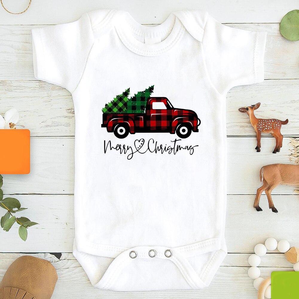Baby Girl / boy Clothes Cute Dog Christmas Print One-Pieces Bodysuit for Newborns Design