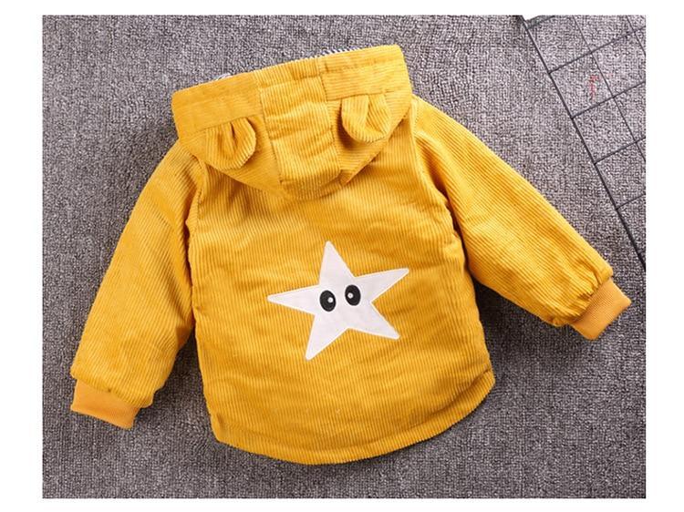 Infant Baby Jacket Autumn Winter Hooded Outerwear Coat / Newborn Jacket.