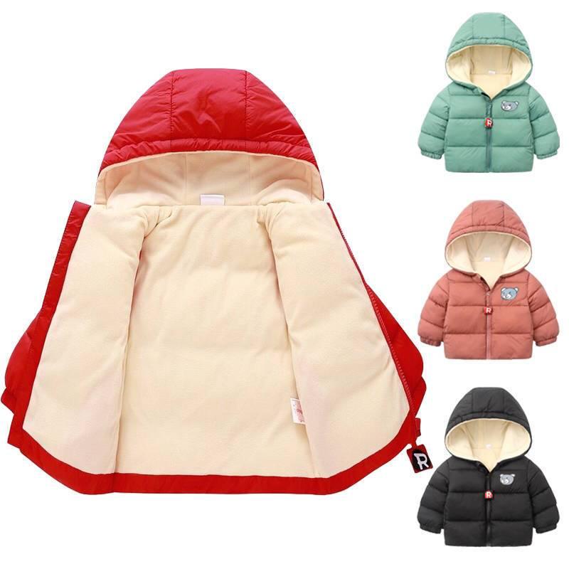 Infant Baby Hooded Warm Jackets For Baby Girls and Baby Boys For WInter In Modern New Luxury Shiny Design